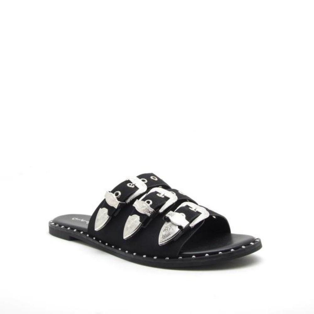 End Of Summer Sale! Jackie Studded Sandals - Picture 3 of 6